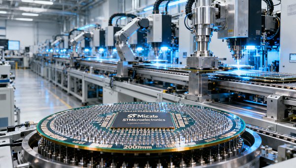 STMicroelectronics 200mm Line Eases Industrial Sensor Chip Shortage