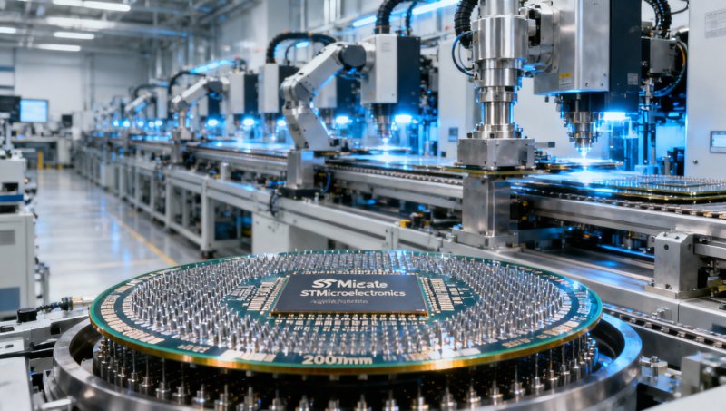 STMicroelectronics 200mm Line Eases Industrial Sensor Chip Shortage