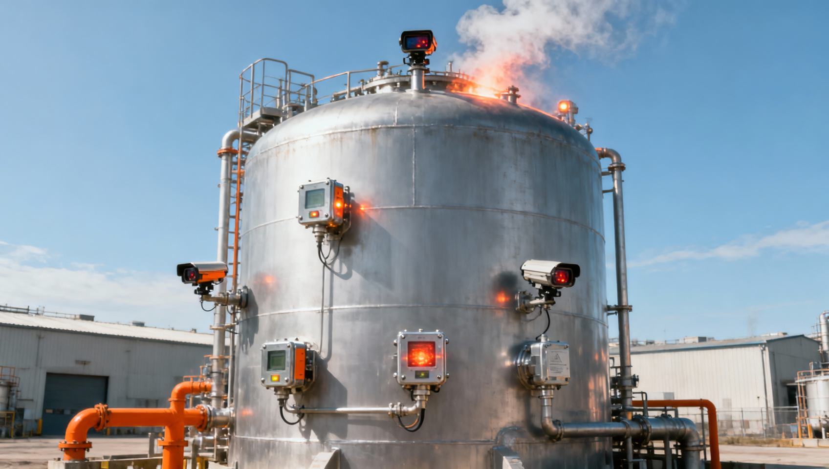 CA Toxic Chemical Tank Overheating Sparks Explosion Risk, Monitoring Equipment Orders Surge