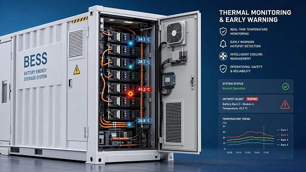 Thermal Monitoring in BESS: Early Warning Signs That Matter Most