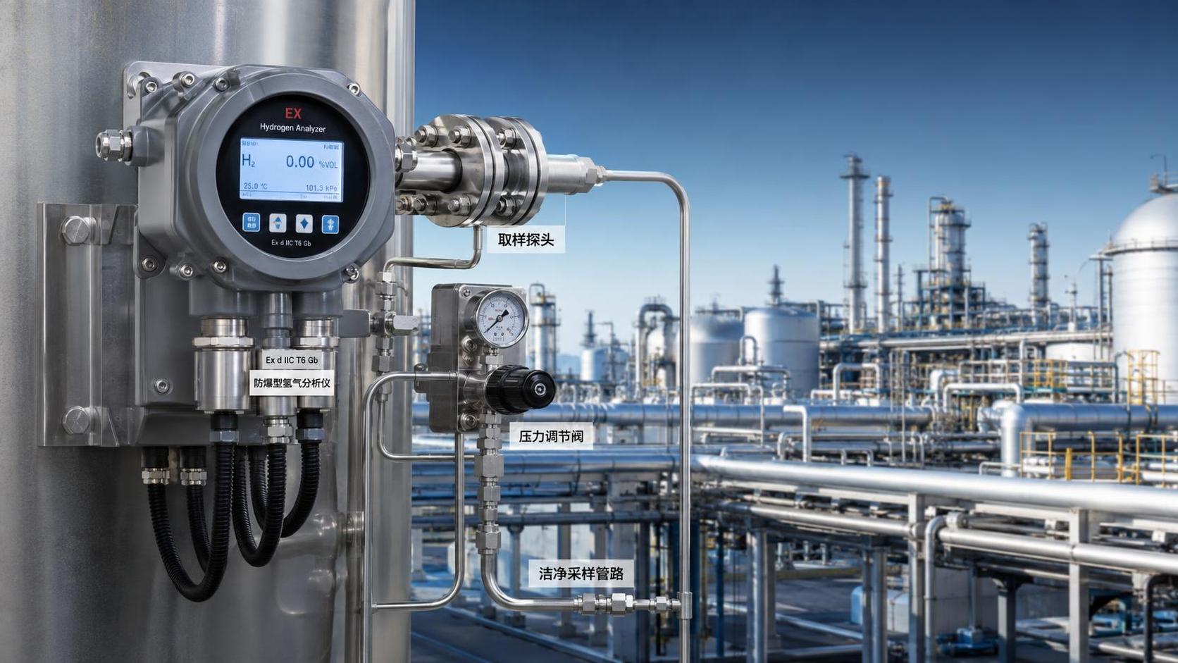 How to select a hydrogen analyzer for petrochemical process safety
