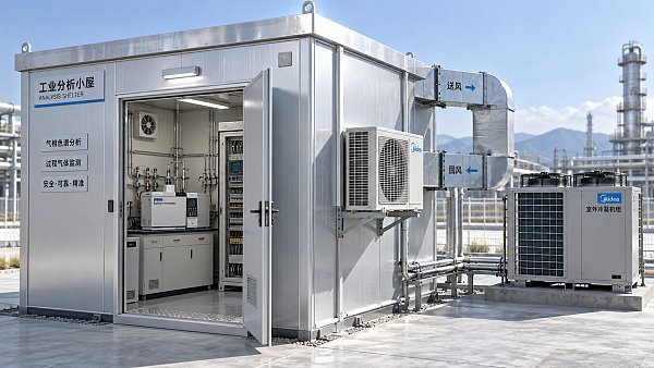 How to calculate cooling loads for an industrial analyzer shelter