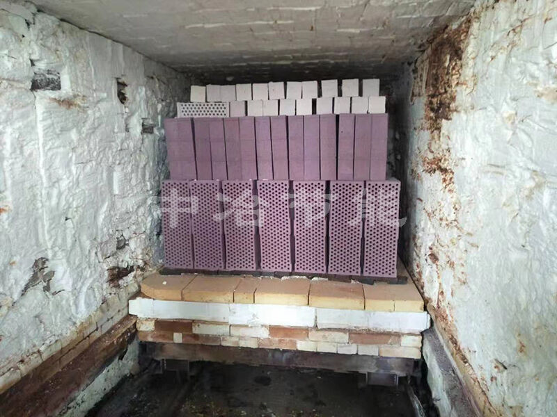 Honeycomb body, baffle brick