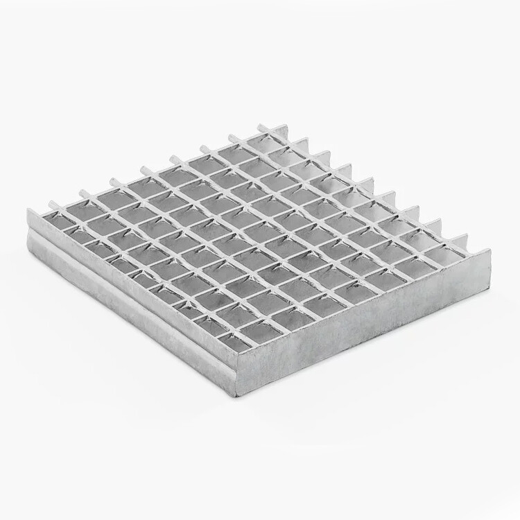 Electrowelded grating with twisted square