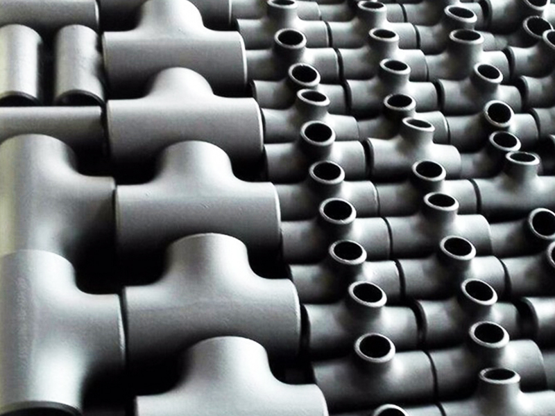 The carbon steel tee is customized according to the drawing. The welding reducing seamless diagonal equal diameter tee fittings can be customized