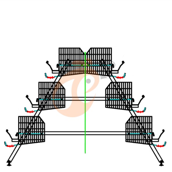 battery cage system for layer (5)