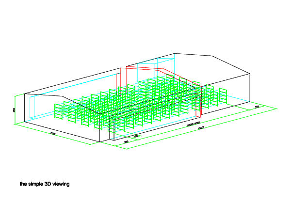 Brooder house,105,300 brooders/house, H5 automatic brooder chicken cage's house drawing