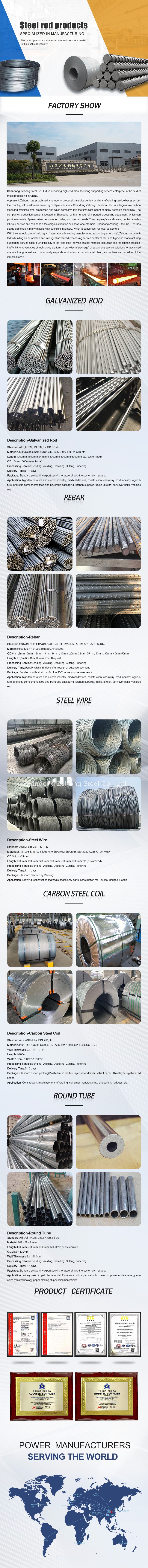 Factory Price Steel Rebars 12mm 16mm 20mm Deformed Steel Bar Rebar Iron Rod Rebar Steel for Construction