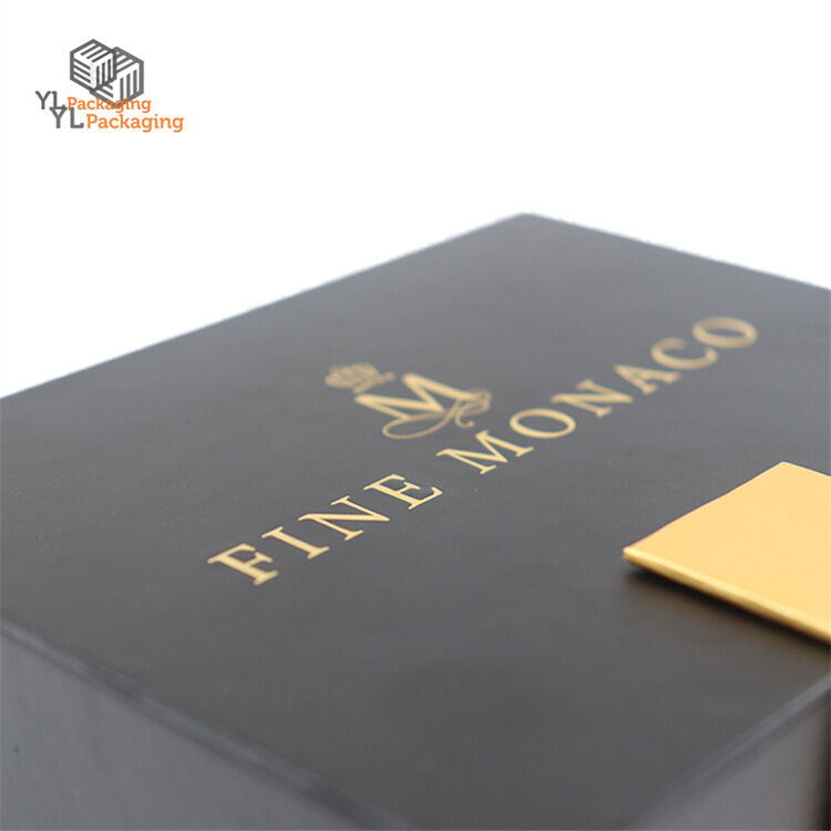 custom high end caviar presentation box with logo and ice bag