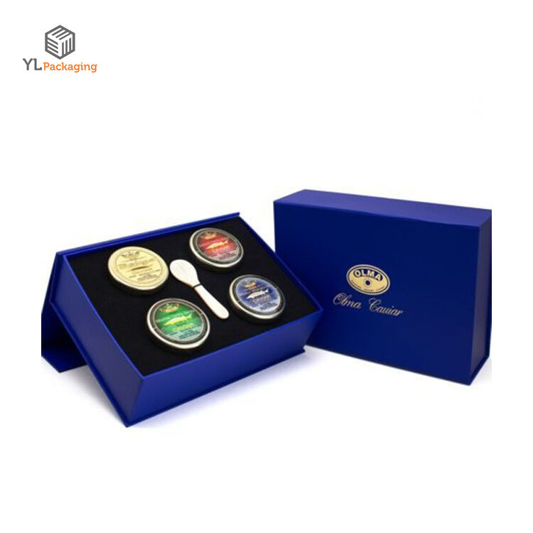 High Quality Gift Caviar Packaging Food Paper Box