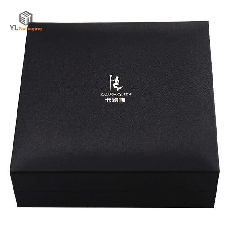 Custom High Quality Pu Leather Caviar Packing Box