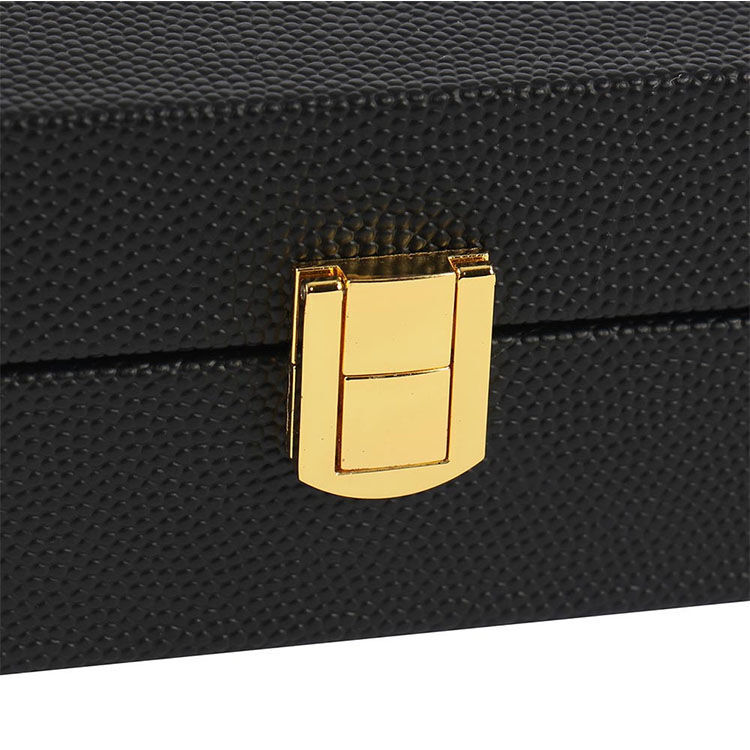 YL packaging 00551-2.jpg high quality pu leather caviar packaging box with EVA Inside