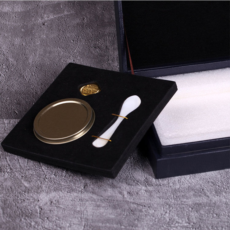 YL packaging 00553-5.jpg luxury caviar box with pu leather and EVA inside
