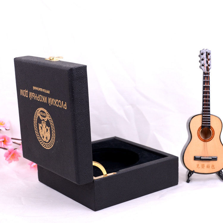 handmade custom luxury pu leather caviar packaging