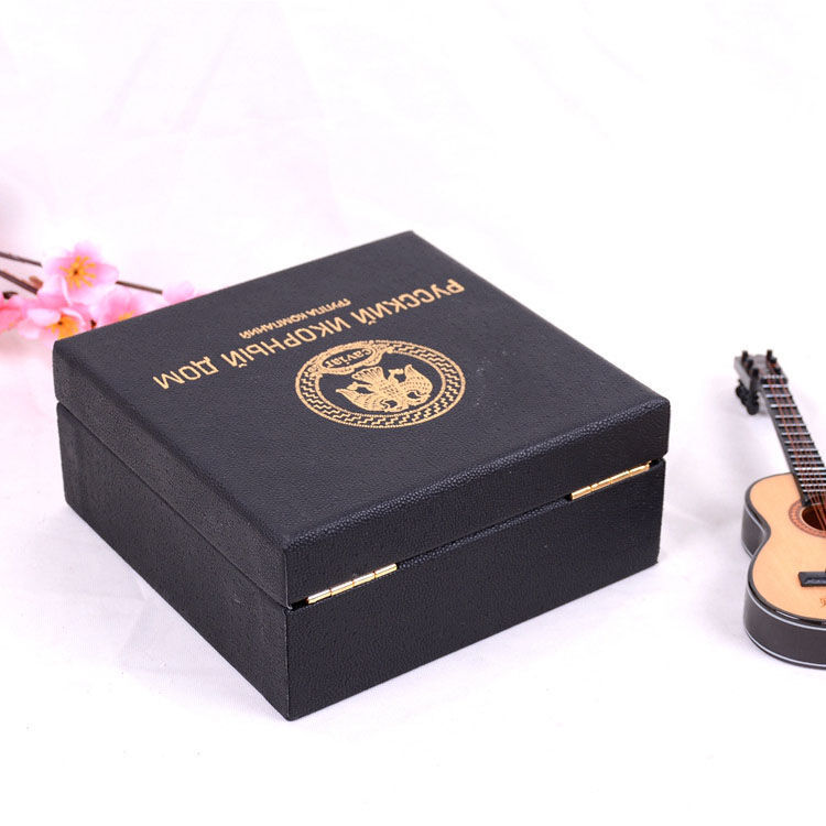 handmade custom luxury pu leather caviar packaging
