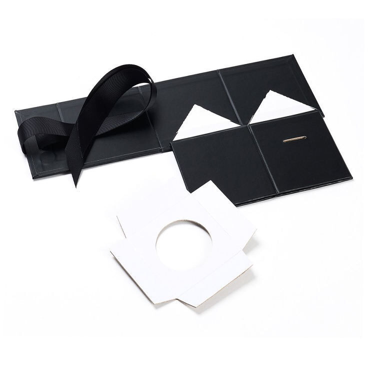hot sale factory direct price customize luxury black box ribbon