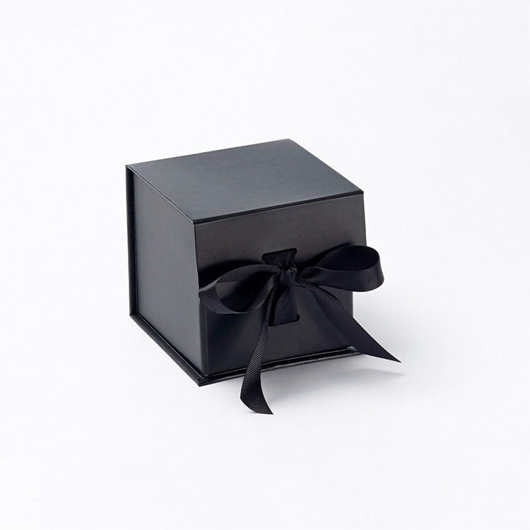 hot sale factory direct price customize luxury black box ribbon