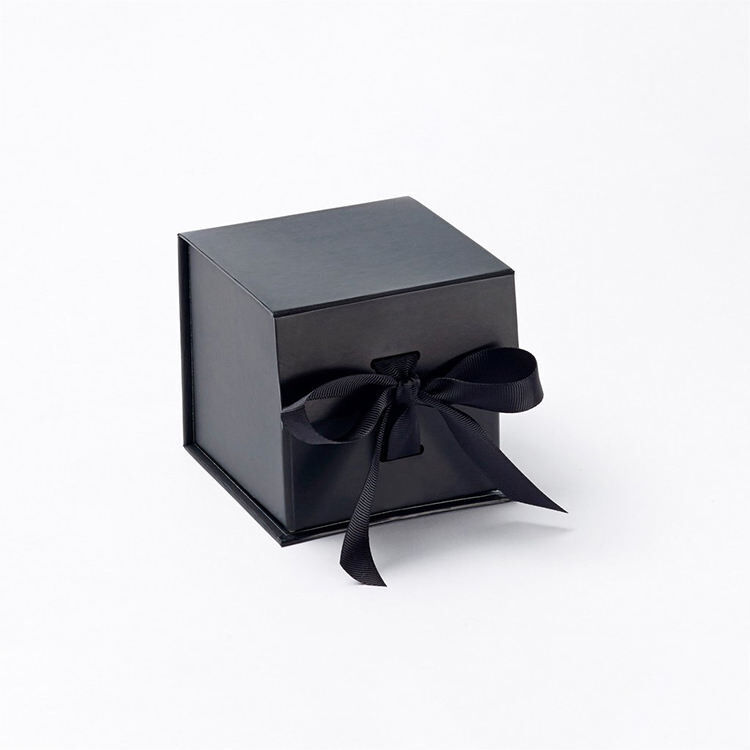 hot sale factory direct price customize luxury black box ribbon