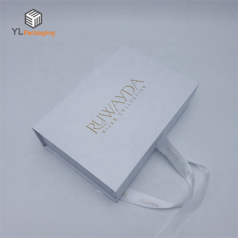 folding gift box with ribbon top folding gift box with ribbon top