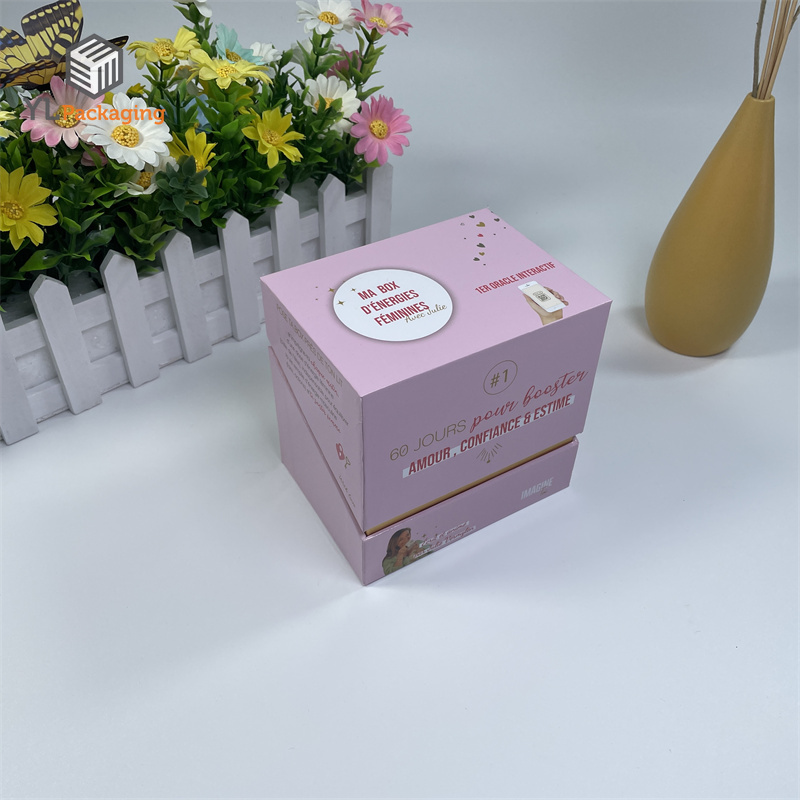 customized luxury rigid beauty packaging box cosmetics