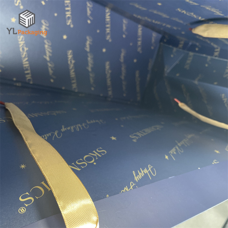christmas paper bag inside