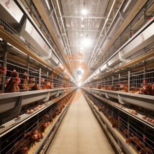 Automatic H Type Layer Battery Cage System
