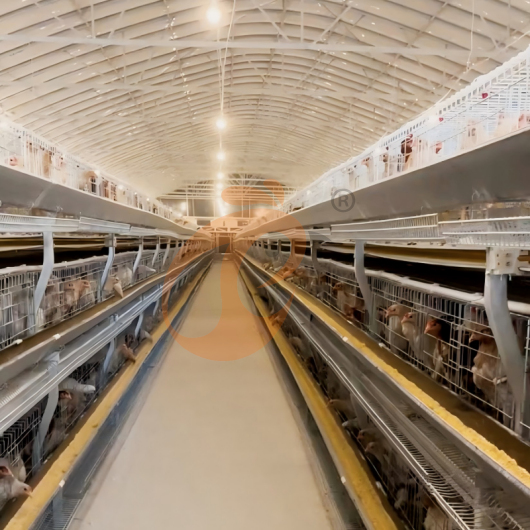 Semi Automatic H Frame Layer Battery Cage System