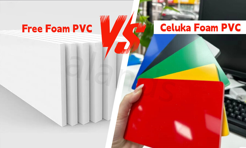 ¿Cuál es la diferencia entre la espuma libre y las planchas de PVC espumado Celuka?