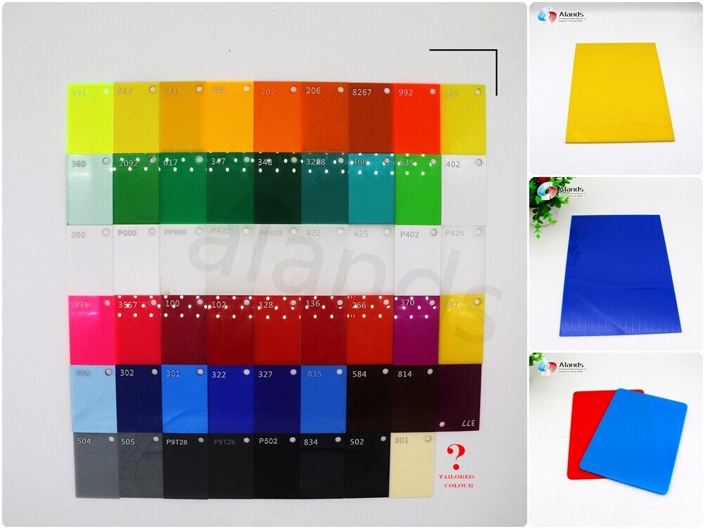¿En qué colores está disponible el acrílico?
