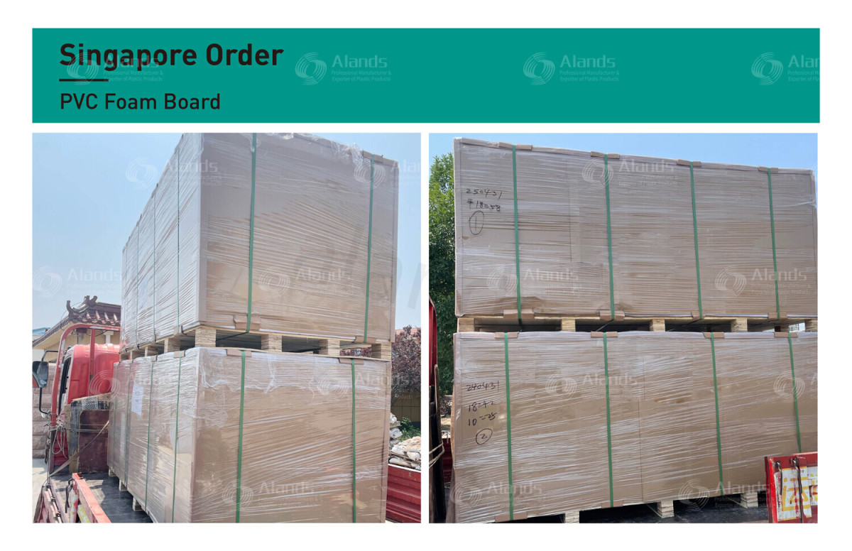 Pedido de tablero de espuma de PVC en Singapur