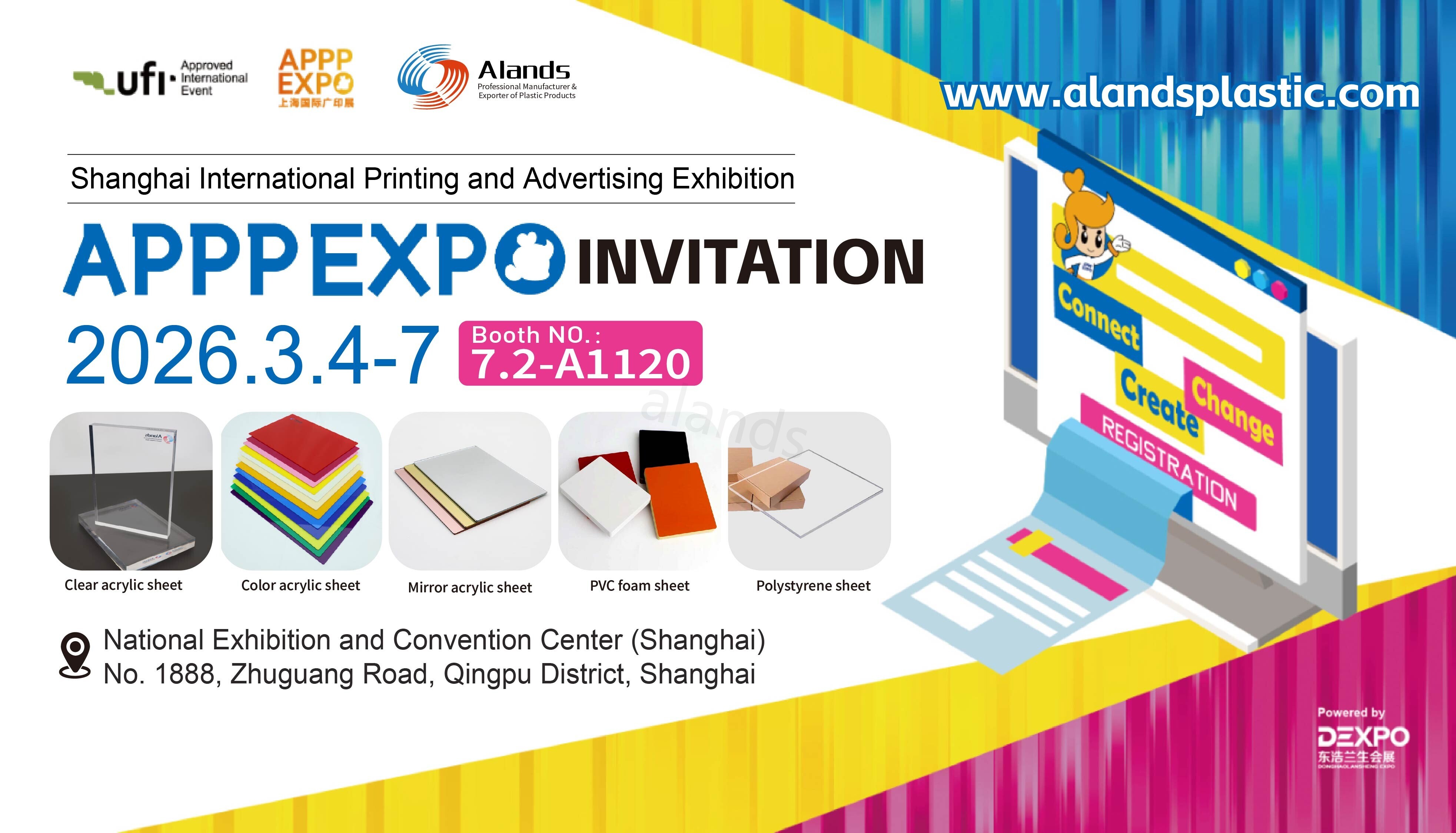 Visit Our Booth at APPPEXPO 2026 - Discover High-Quality Acrylic, PVC Foam, and More!