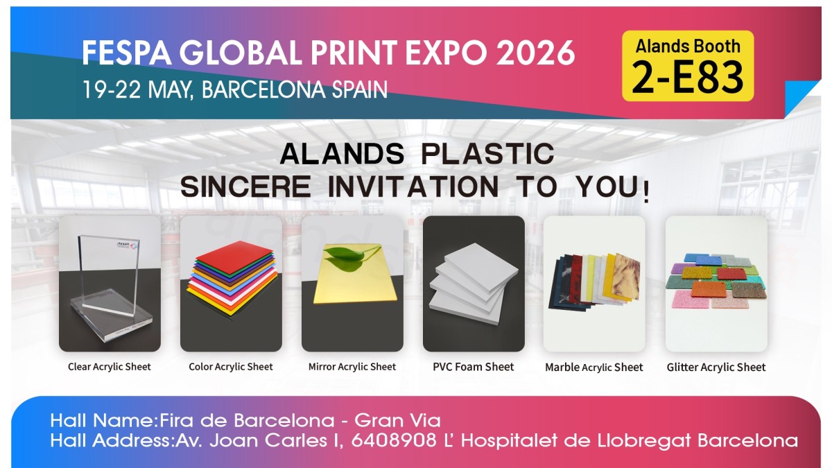 ألاندز بلاستيك في معرض FESPA العالمي للطباعة 2026 | جناح 2-E83