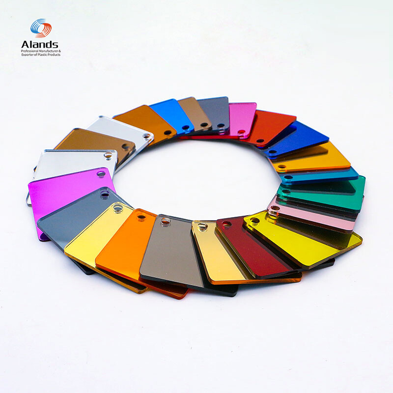 Feuille acrylique miroir disponible dans toutes les couleurs personnalisées