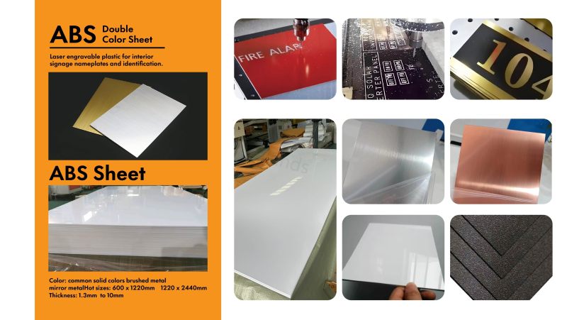 Feuilles de plastique abs Alands
