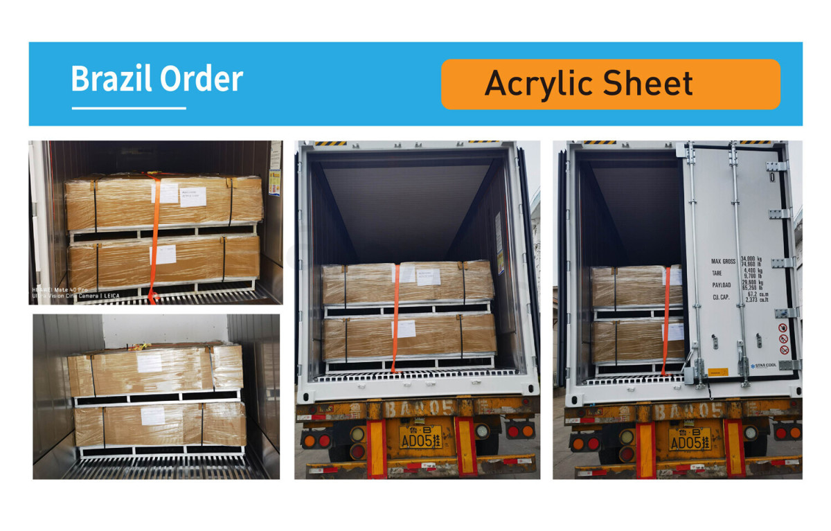 4x8 ft Clear Acrylic Sheets Successfully Shipped