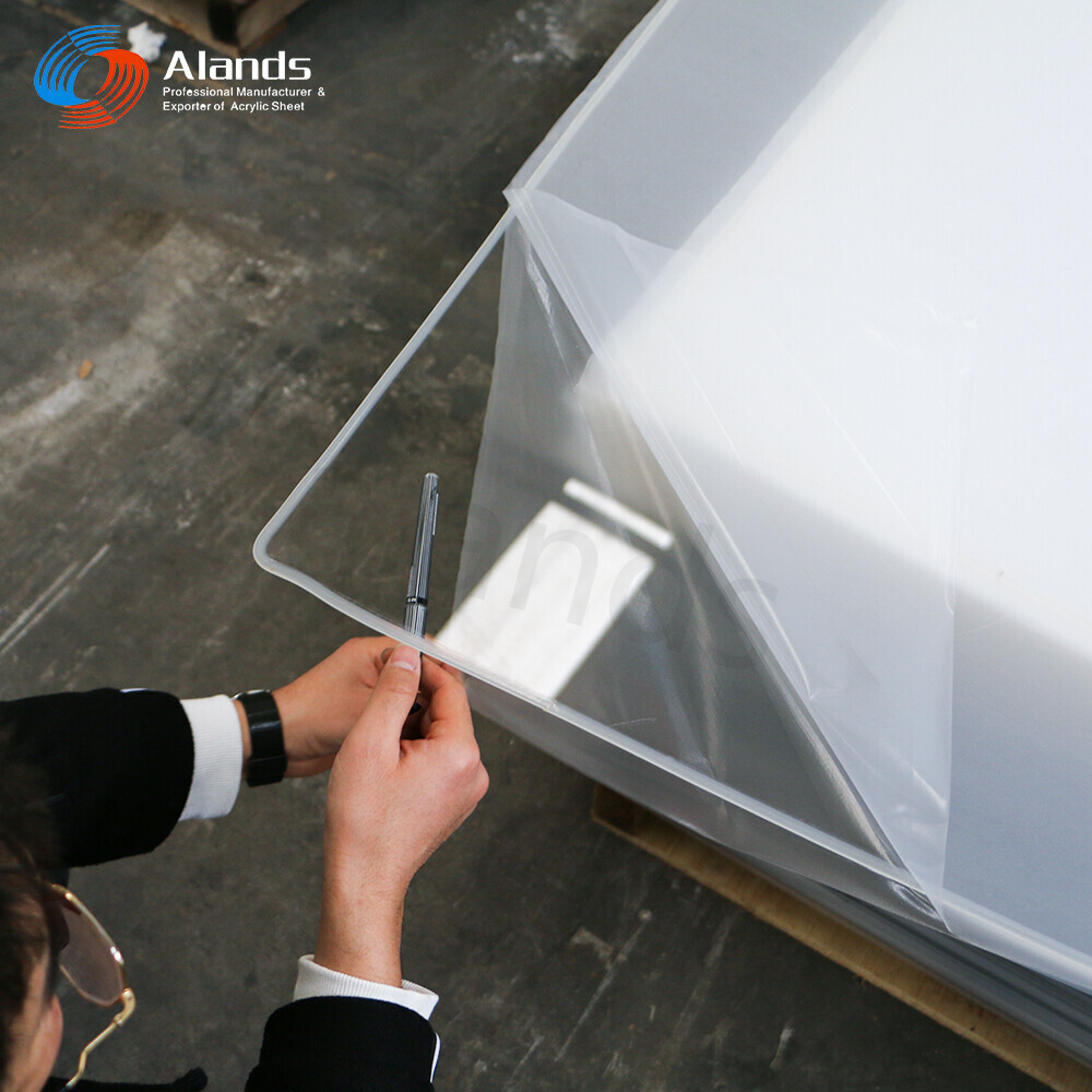Plaque acrylique 8x4 – Panneau transparent clair (2440mm × 1220mm)