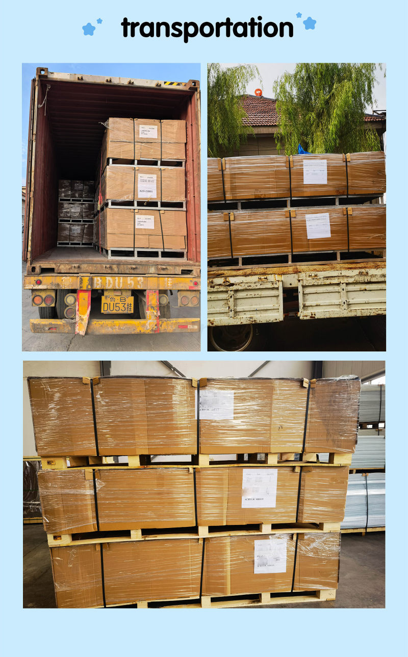 Safe Packaging for Acrylic Mirror Sheets Fabricant de panneau miroir acrylique or clair en vente chaude 4ft x 8ft