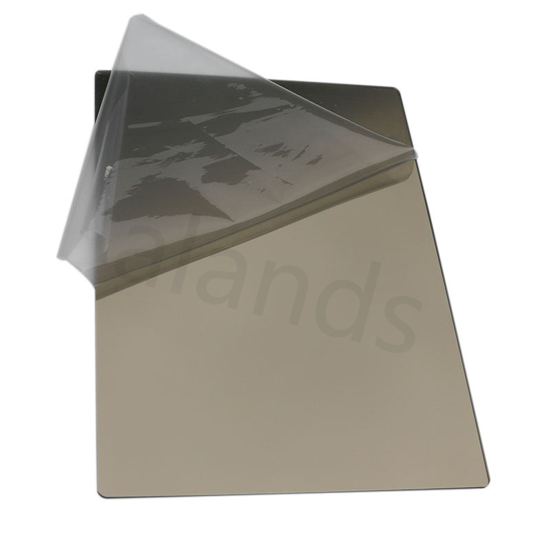 Fabricant de panneau miroir acrylique or clair en vente chaude 4ft x 8ft