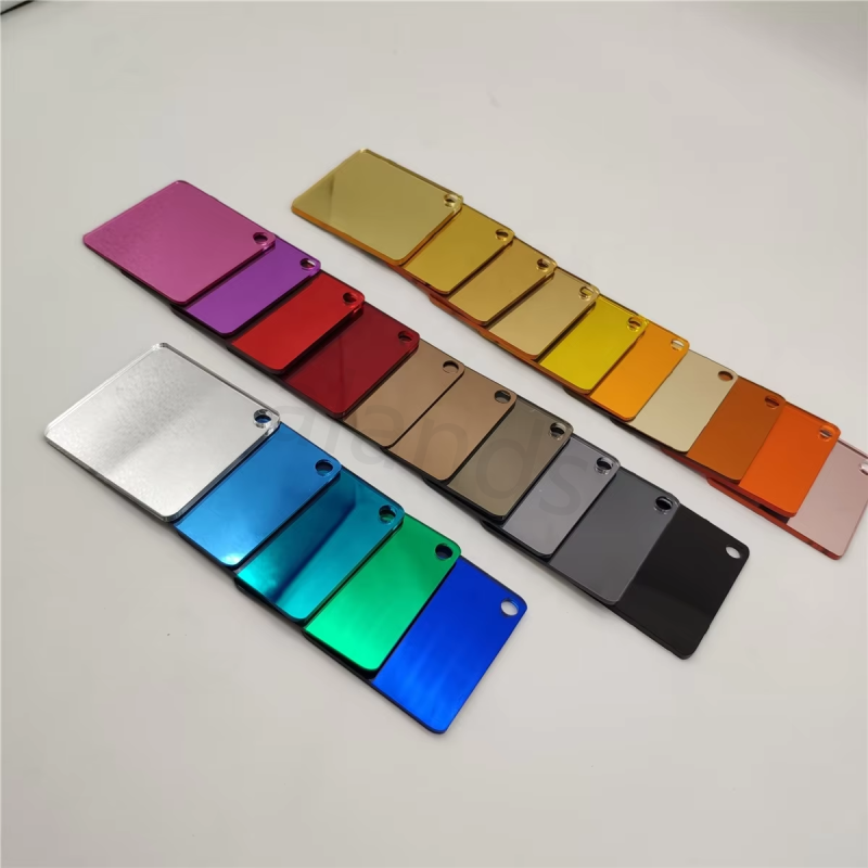 Cut-to-Size Mirror Acrylic Plastic Panel - Product Details Page (4) Panneau en acrylique miroir coupé sur mesure