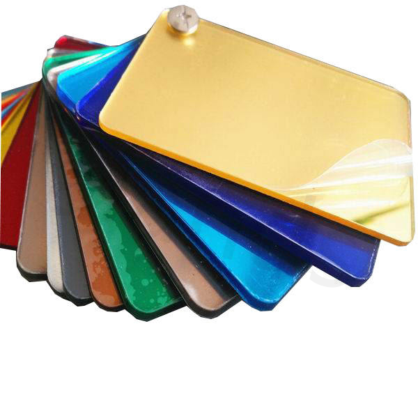 Argent Or 2mm Epaisseur Pmma Acrylic Mirror Sheet