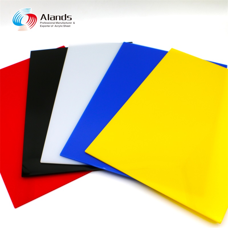Feuilles acryliques coulées de couleur personnalisées non jaunissantes de haute qualité pour diverses applications