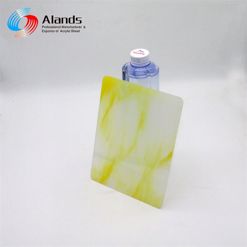 Feuille acrylique en marbre