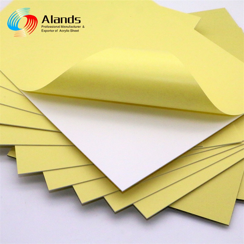 Feuille d'album photo en PVC blanche 1mm 1.2mm 1.5mm