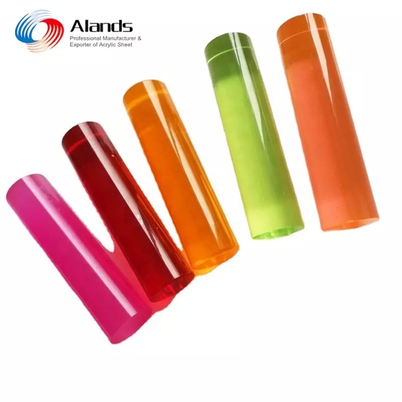 Tiges acryliques PMMA colorées en gros