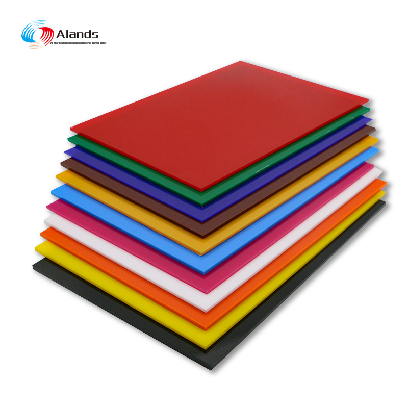 FEUILLE ACRYLIQUE DE COULEUR