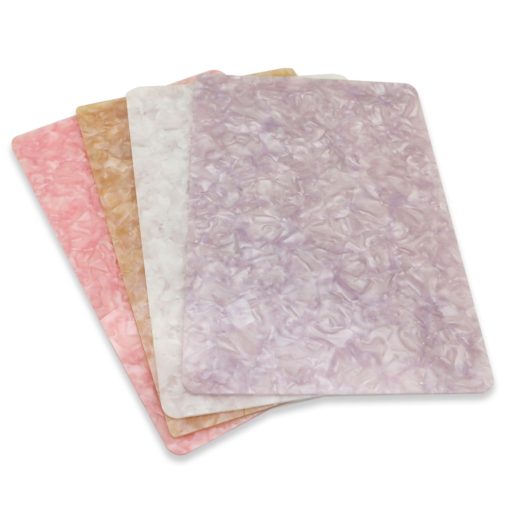 Feuille acrylique en marbre coulé de 3 mm