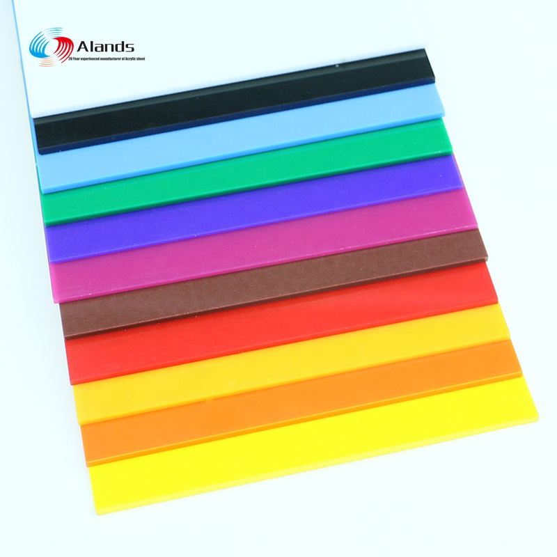 Feuilles acryliques coulées de couleur personnalisées non jaunissantes de haute qualité pour diverses applications