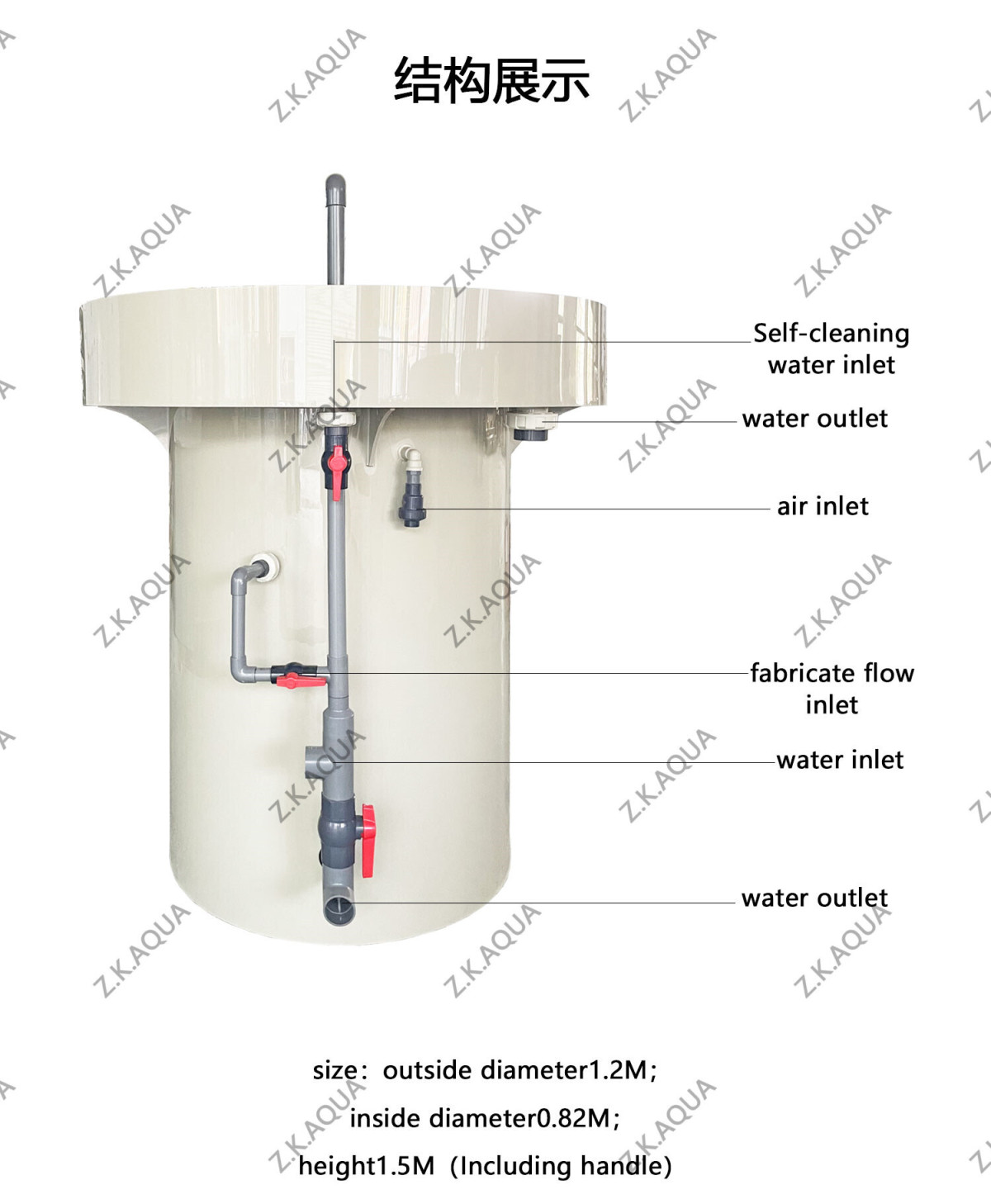 Aquaculture fish hatching equipment fish egg incubator hatching tank
