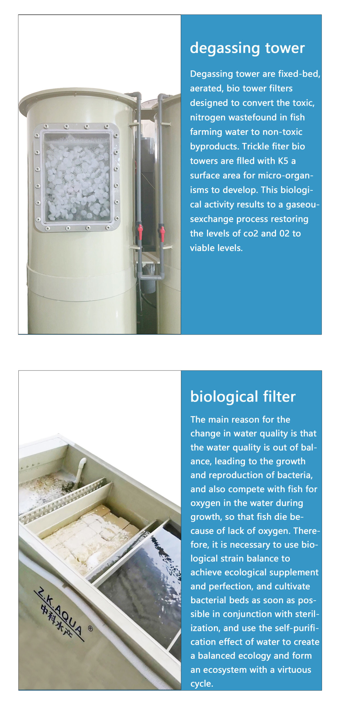 Mini Ras Water Treatment Machinery Circulation Ras Fish Farming Equipment Aquaculture Aquaculture System