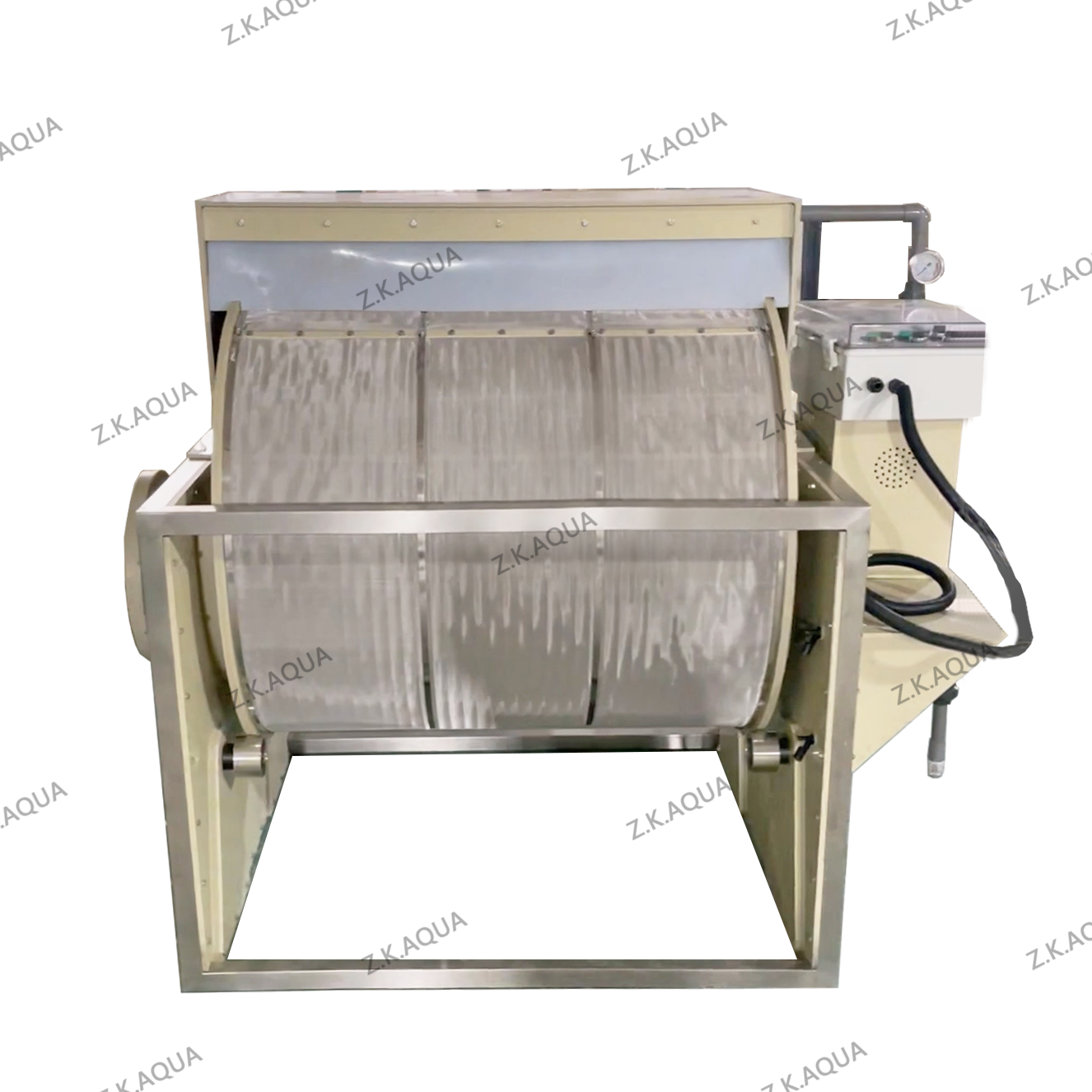 China factory supplier wastewater treatment equipment manufacturer rotary drum screen sewage treatment machine drum filter
